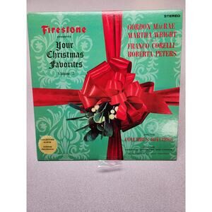 Vintage 1964 Firestone Your Christmas Favorites Volume Three Vinyl Album